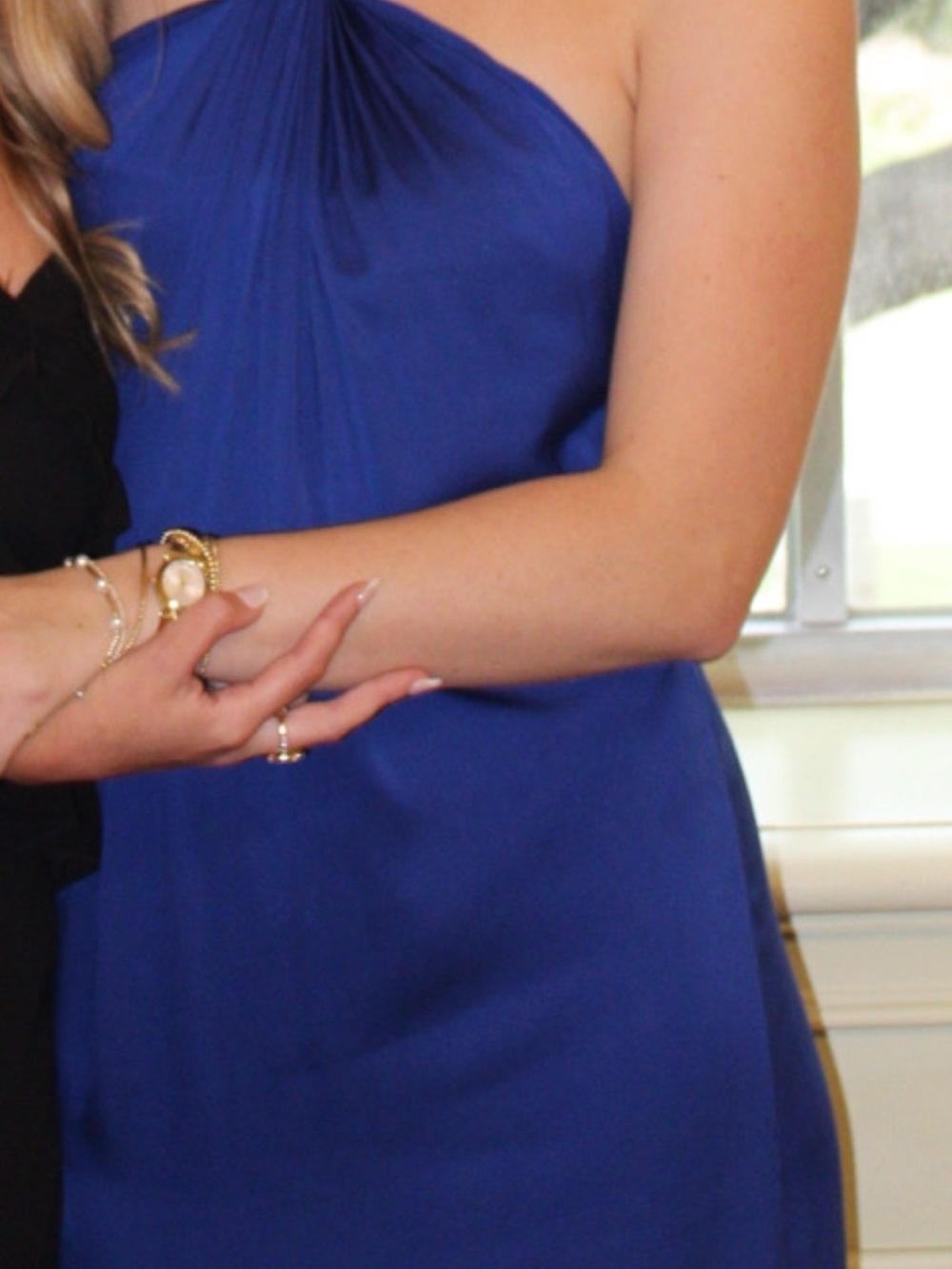 Halter Formal Dress in Cobalt Blue